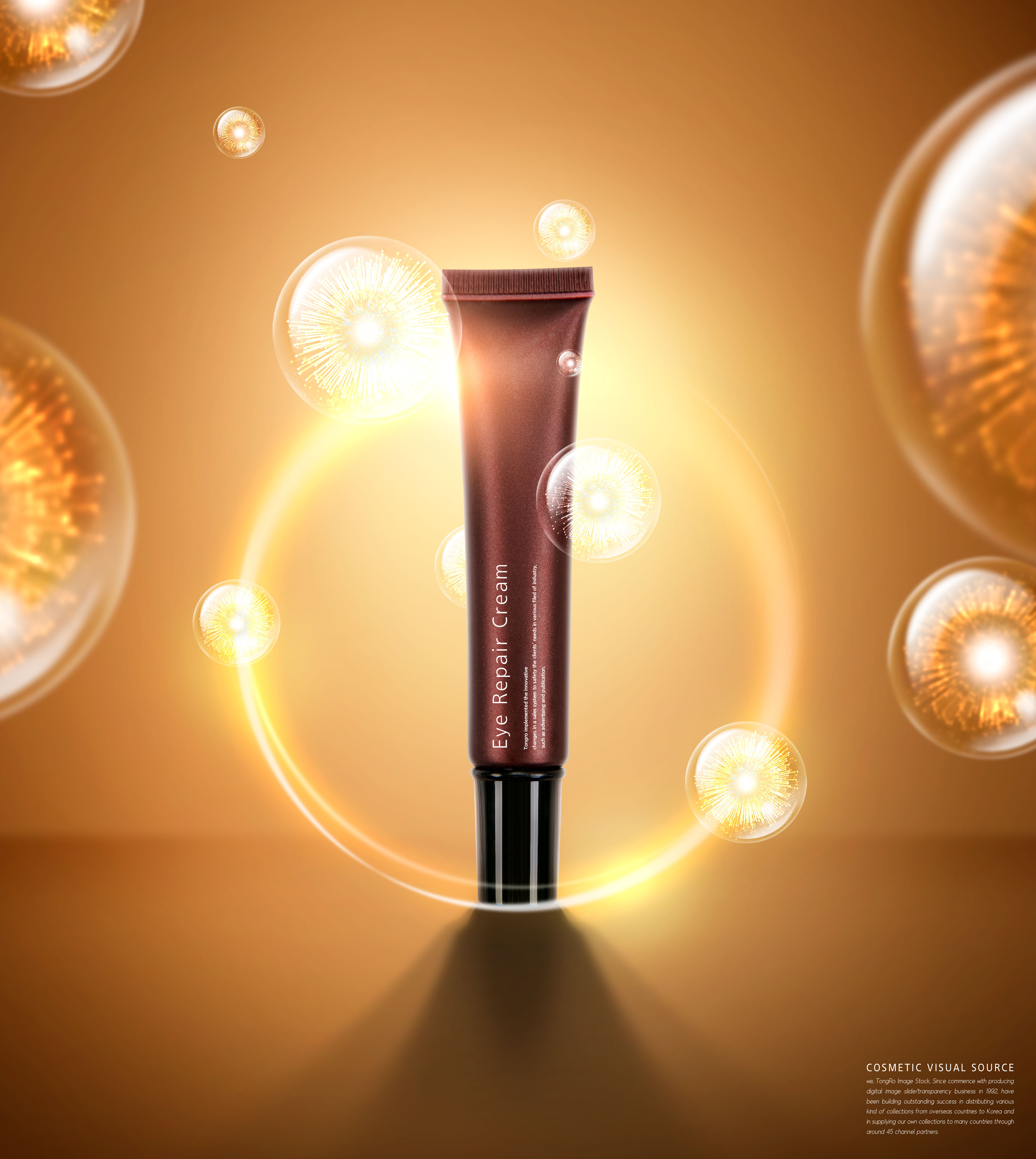 夏季补水润肤精华液化妆品广告海报模板套装[PSD]插图(5)