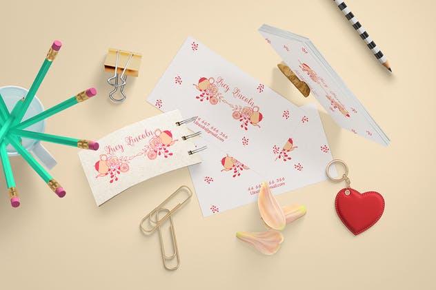 花卉/手绘个性装饰元素品牌Logo设计模板 Personal Branding Logos插图(1)