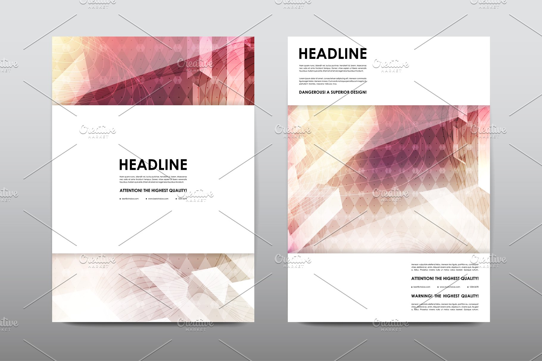 50+企业商业主题宣传小册子模板合集 50+ Business Brochures Bundle插图(24)