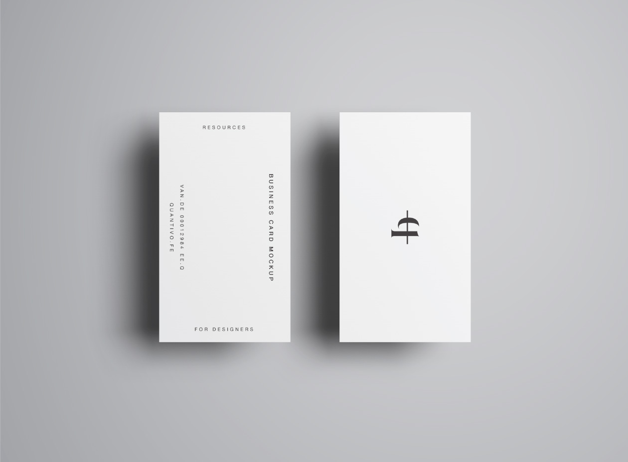 商业/个人名片设计样机模板插图(6)