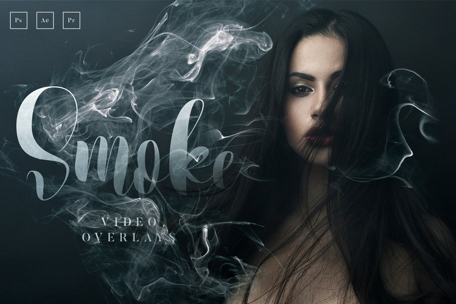 视频烟雾叠层素材（可获取过万的烟雾纹理） Video Smoke  – Textures for PS & PR插图