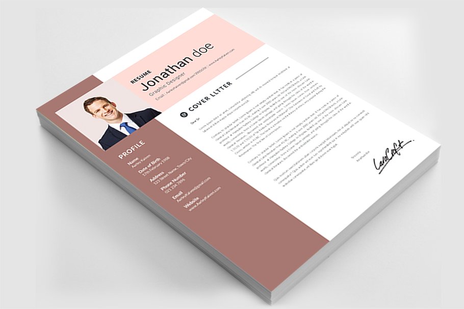 商务求职简历模板 Resume插图(3)