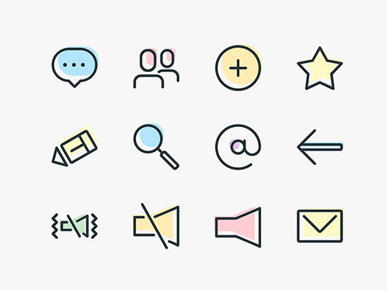 电话和联系人图标素材之家精选sketch素材