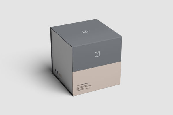 方形高级礼品盒包装样机