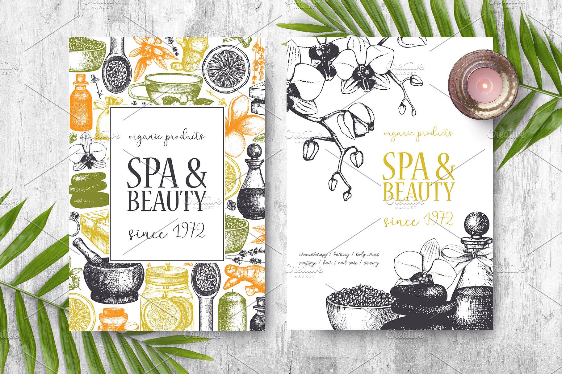 西方美容美妆设计素材 Beauty & SPA Designs Collection插图(4)