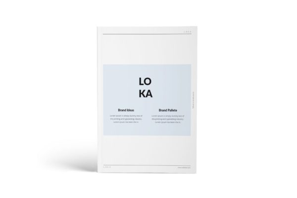公司/品牌A4宣传册设计模板 Company Branding A4 Brochure Template
