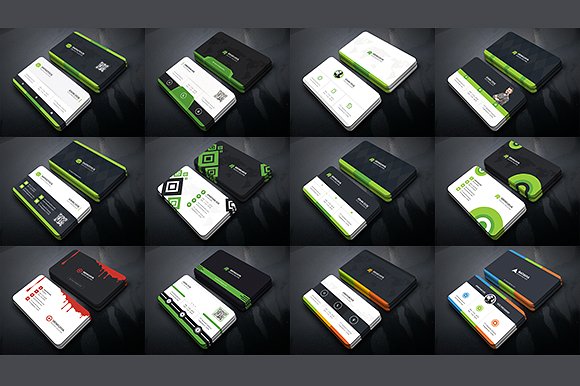 15个高端黑色商业商务风格名片设计模板插图(1)