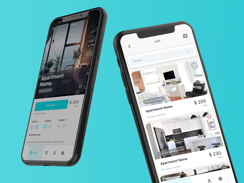 Roomate 房产应用界面素材之家精选sketch素材