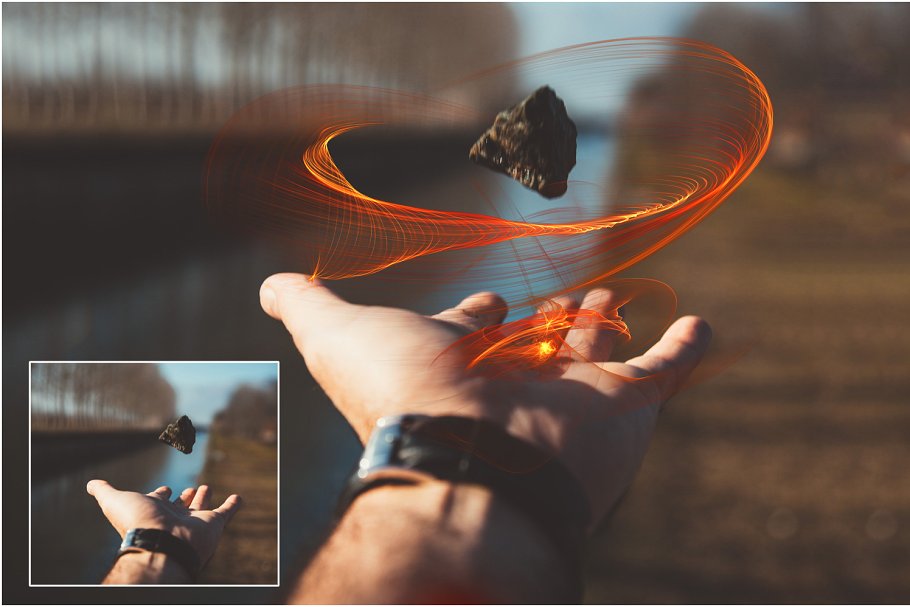 4K分辨率火焰耀斑叠层背景 4K Fire Flares Overlays Vol. 4插图(1)