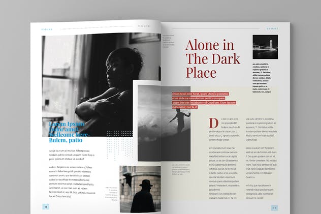 高端商务企业品牌杂志/企业画册模板V16 Magazine Template Vol. 16插图(6)