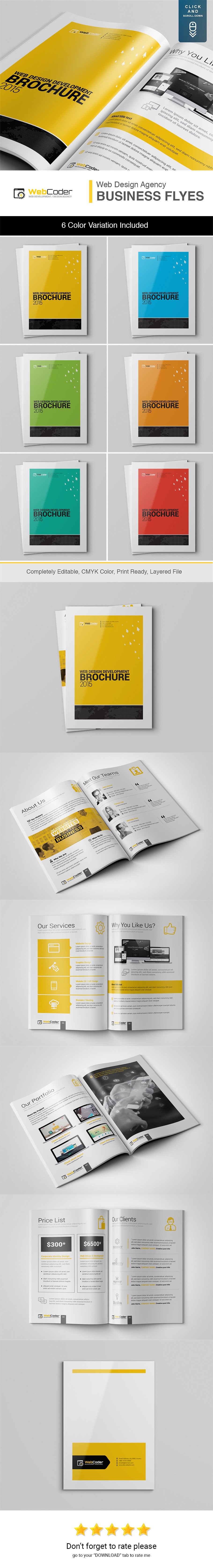 15合1小册子模板合辑下载 Brochure Bundle [indd,eps] 1.22GB插图(2)