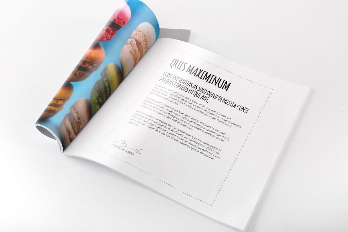 黄色调菜谱食谱模板 Yellow Cookbook, Free Bakery CookBook Template for InDesign插图(2)