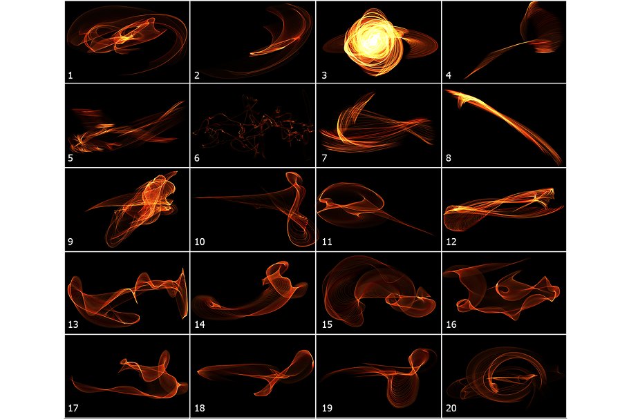4K火焰耀斑叠层背景第5卷 4K Fire Flares Overlays Vol. 5插图(4)