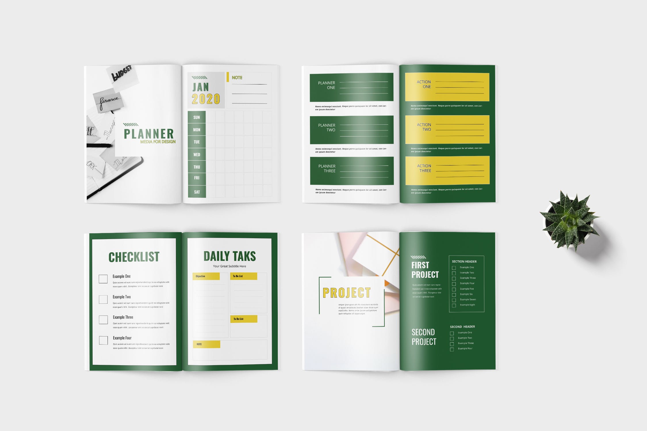 极简主义Workbook创意设计模板v3 WeNeed – Minimalist Workbook Template插图(3)