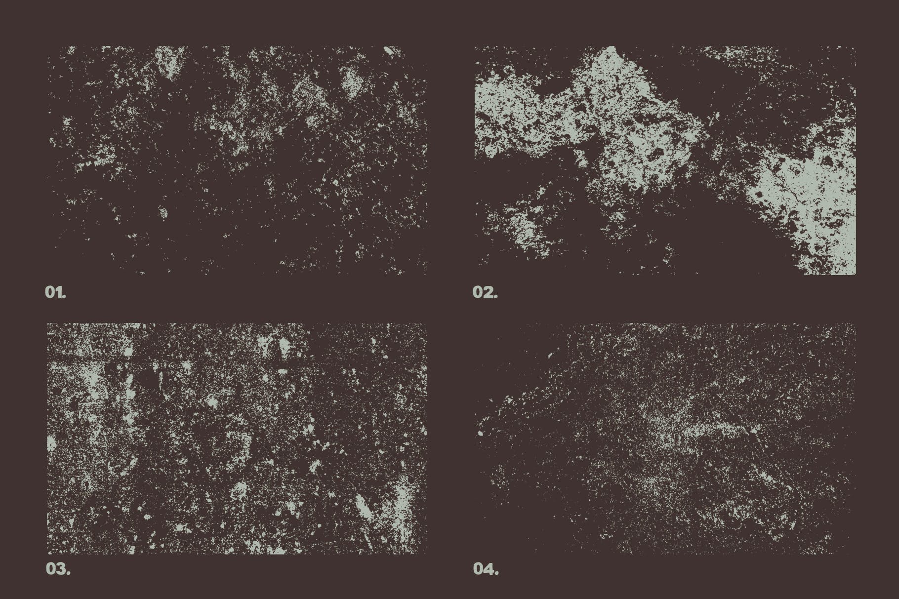 12个污迹斑迹做旧风格矢量肌理纹理背景素材 Vector Grunge Textures x12插图(1)