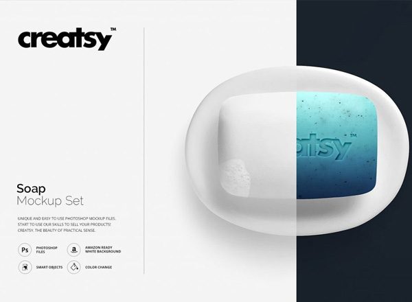 日用快消品肥皂样机模板 Soap Mockup Set