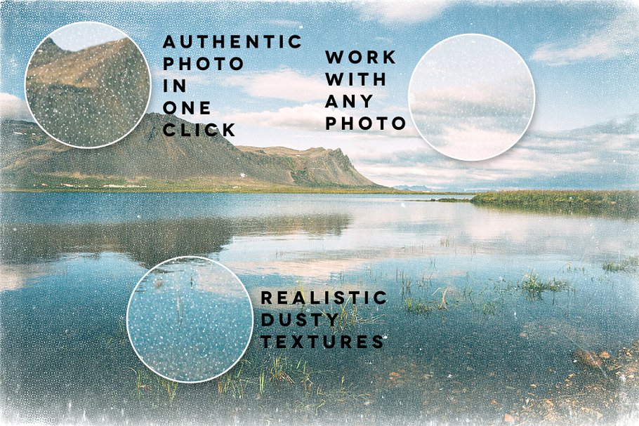 照片复古风格效果设计灰尘覆盖纹理v02 Dusty Overlay Textures Vol. 02插图(2)