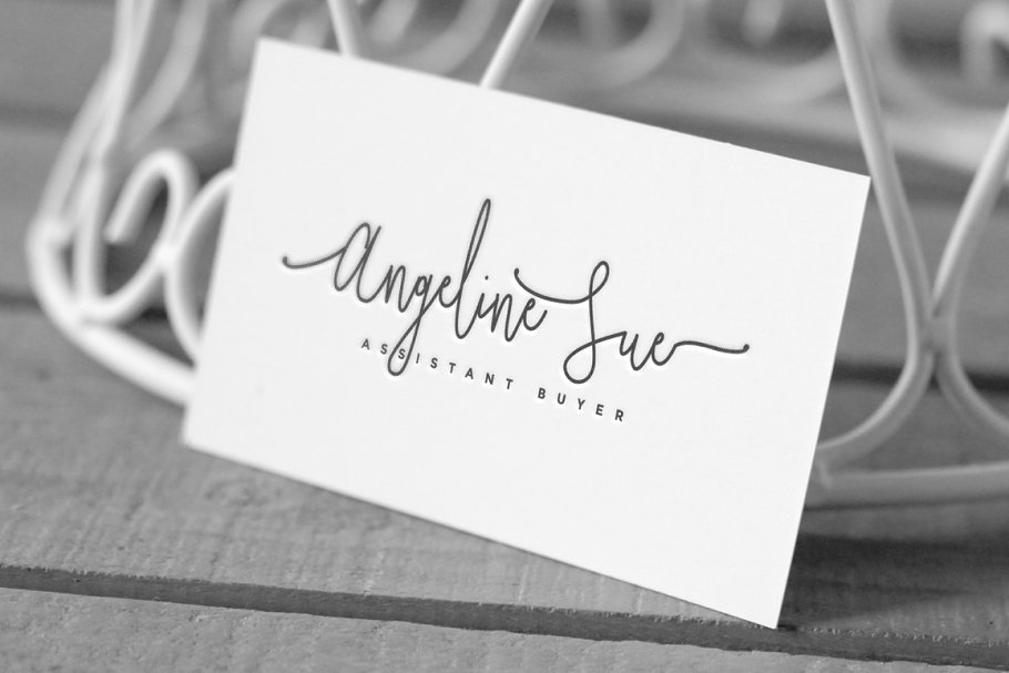 13款手写英文字体合集&Logo模板、矢量插画 Wonderland Fonts Pack & Branding Kit插图(70)