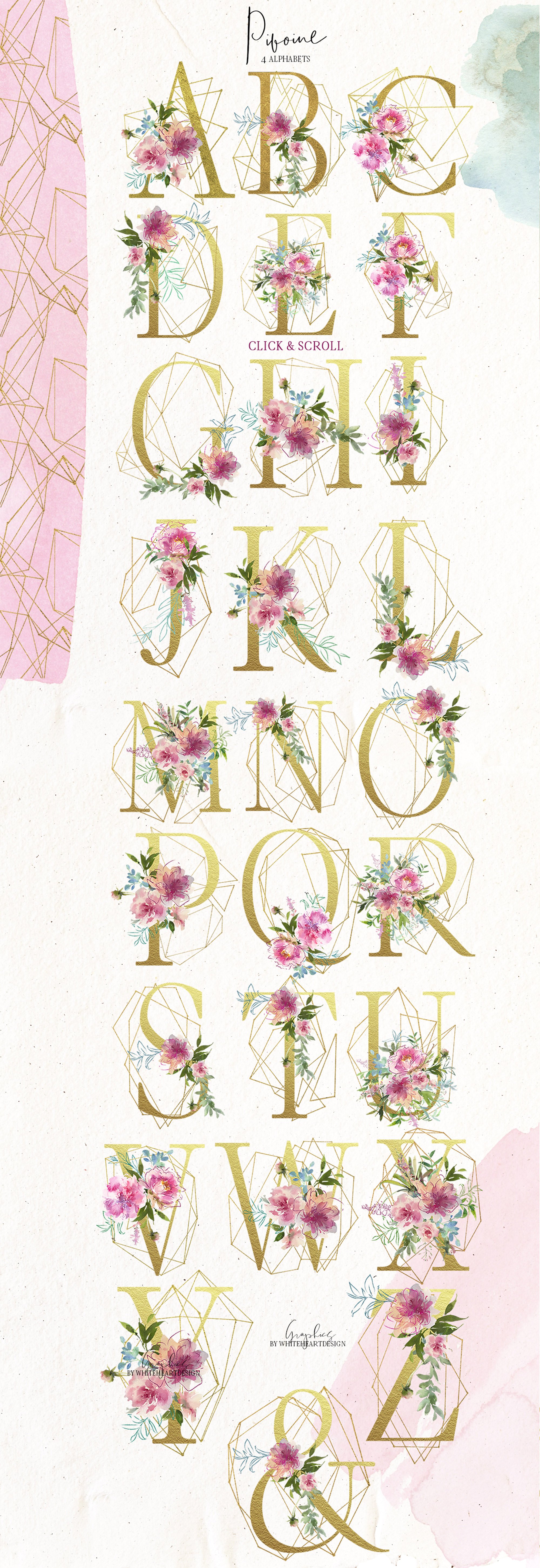 水彩画设计工具包[3.18GB] Pivoine – Watercolor Design Kit插图(9)