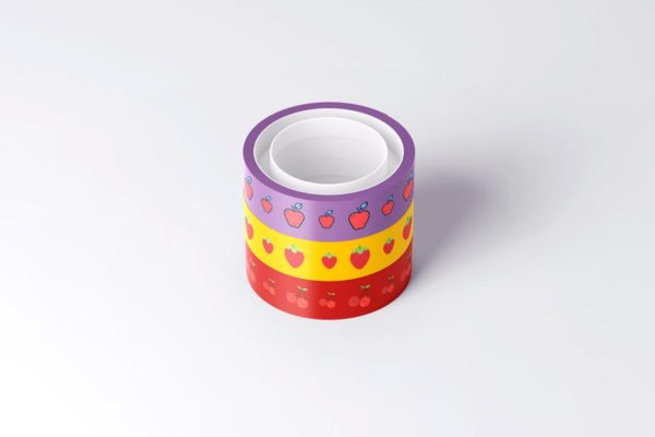 管道胶带印花印刷图案样机模板 Duct Tape Mock-up