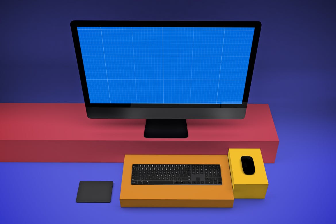 一体机电脑iMac Pro屏幕演示样机模板v2 iMac Pro Mockup V.2插图(10)