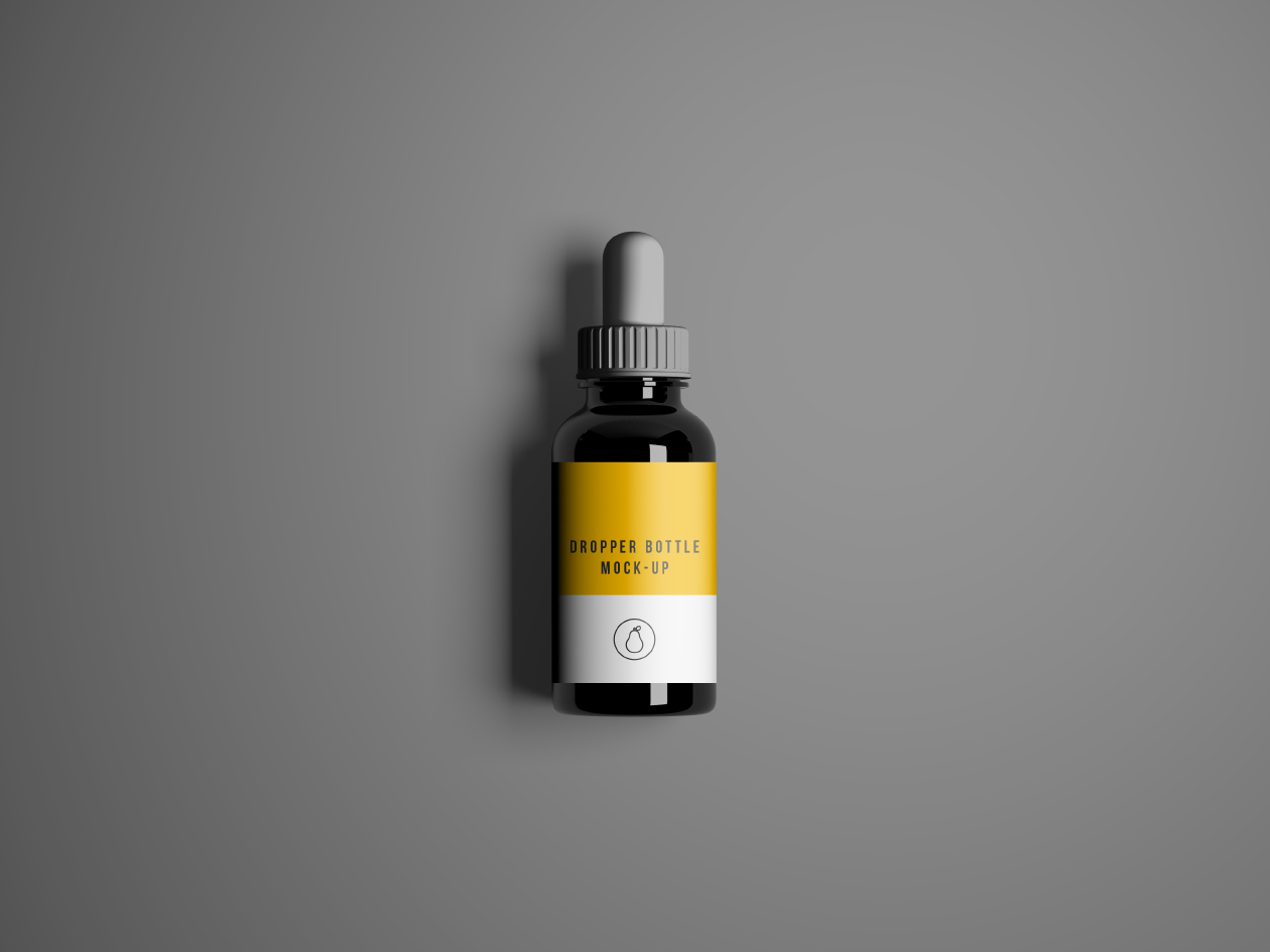 精华液化妆品滴管瓶样机插图(2)