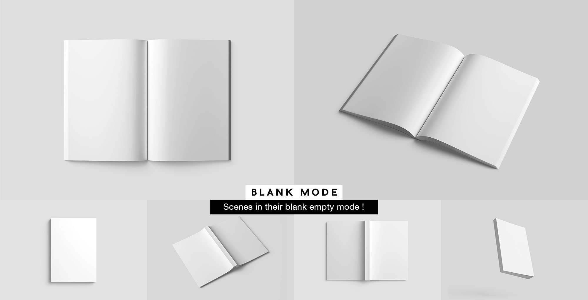 软封面图书设计效果样机模板 Softcover Book Mockup插图(10)