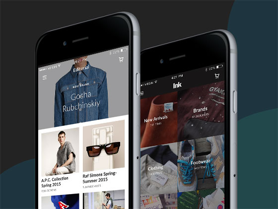 Ink 电商应用界面素材之家精选sketch素材