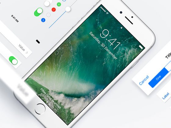 iOS 10 自适应界面包素材之家精选sketch素材