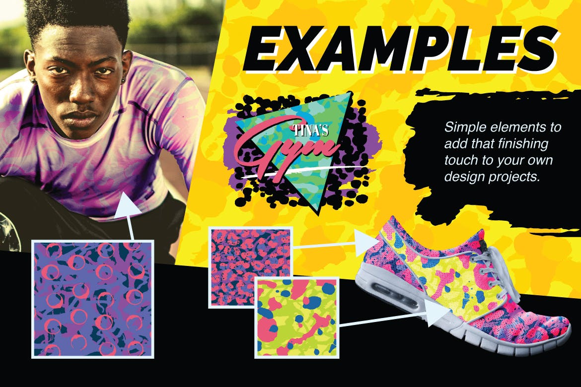 城市体育迷彩图案纹理设计素材 Urban Sports Camouflage Patterns插图(4)