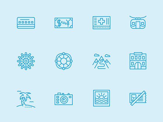 55 枚暑假图标素材之家精选sketch素材