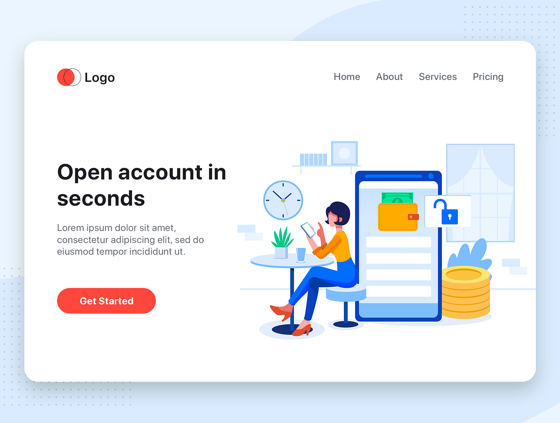 素材库下午茶:10个不同场景的Web矢量插画集插图(1)