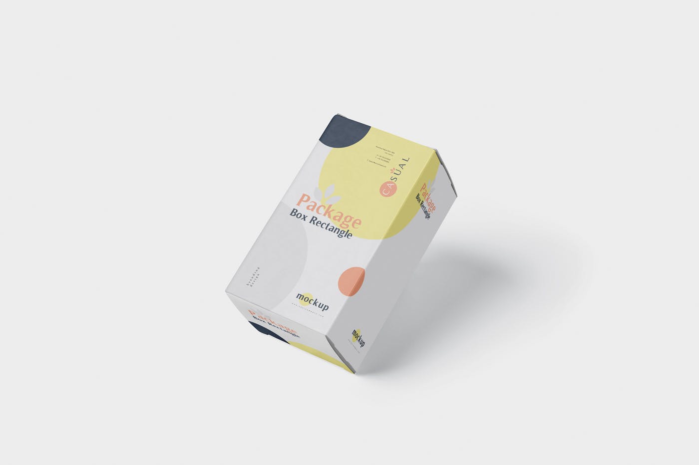 矩形产品包装盒外观设计效果图样机 Package Box Mock-Up – Rectangle插图(3)