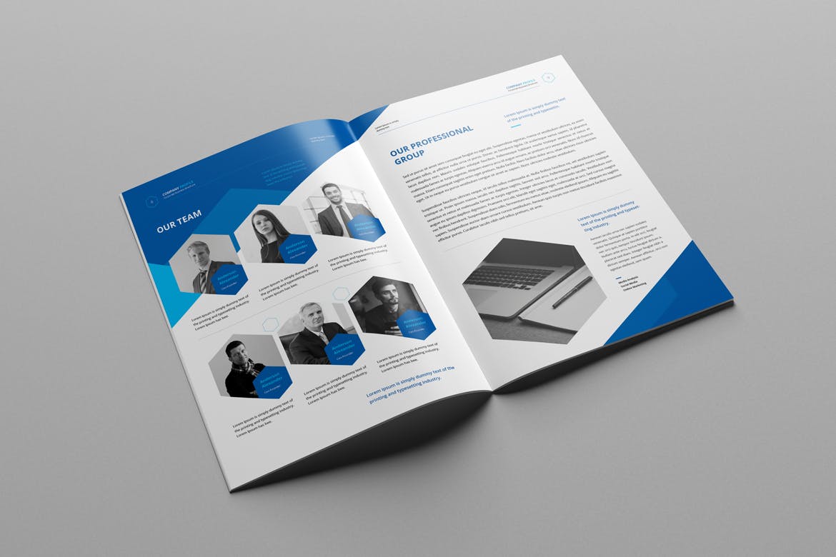 时尚简约高端的公司简介企业品牌手册楼书画册杂志设计模板插图(10)
