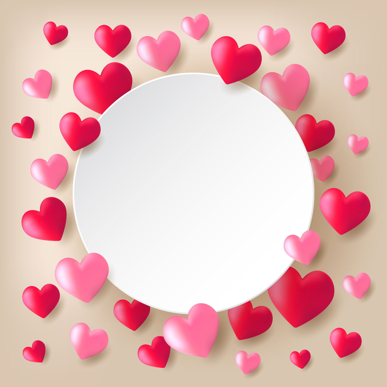 情人节展示背景设计 Valentine’s background design插图