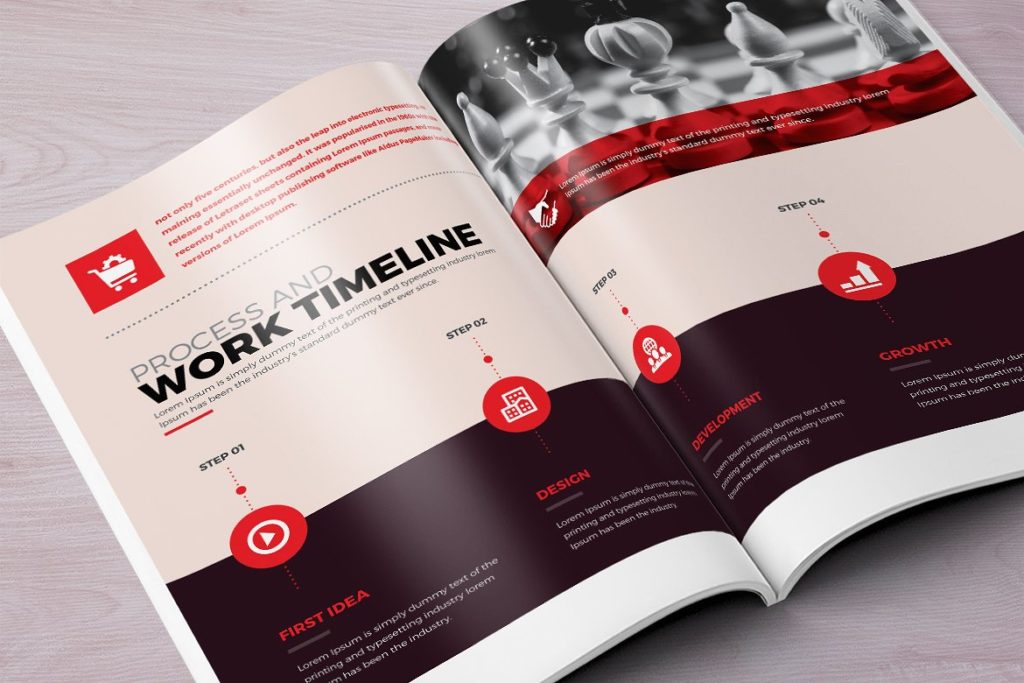 高品质实用企业画册模版下载[indd,pdf]插图(7)