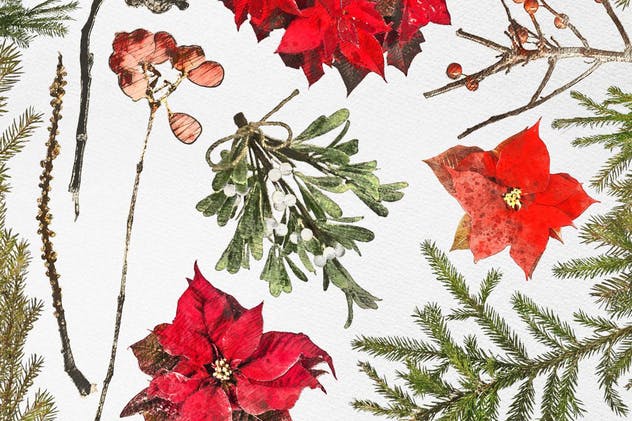 圣诞冬季仙境主题设计师工具包 Winter Wonderland Designer Toolkit插图(7)