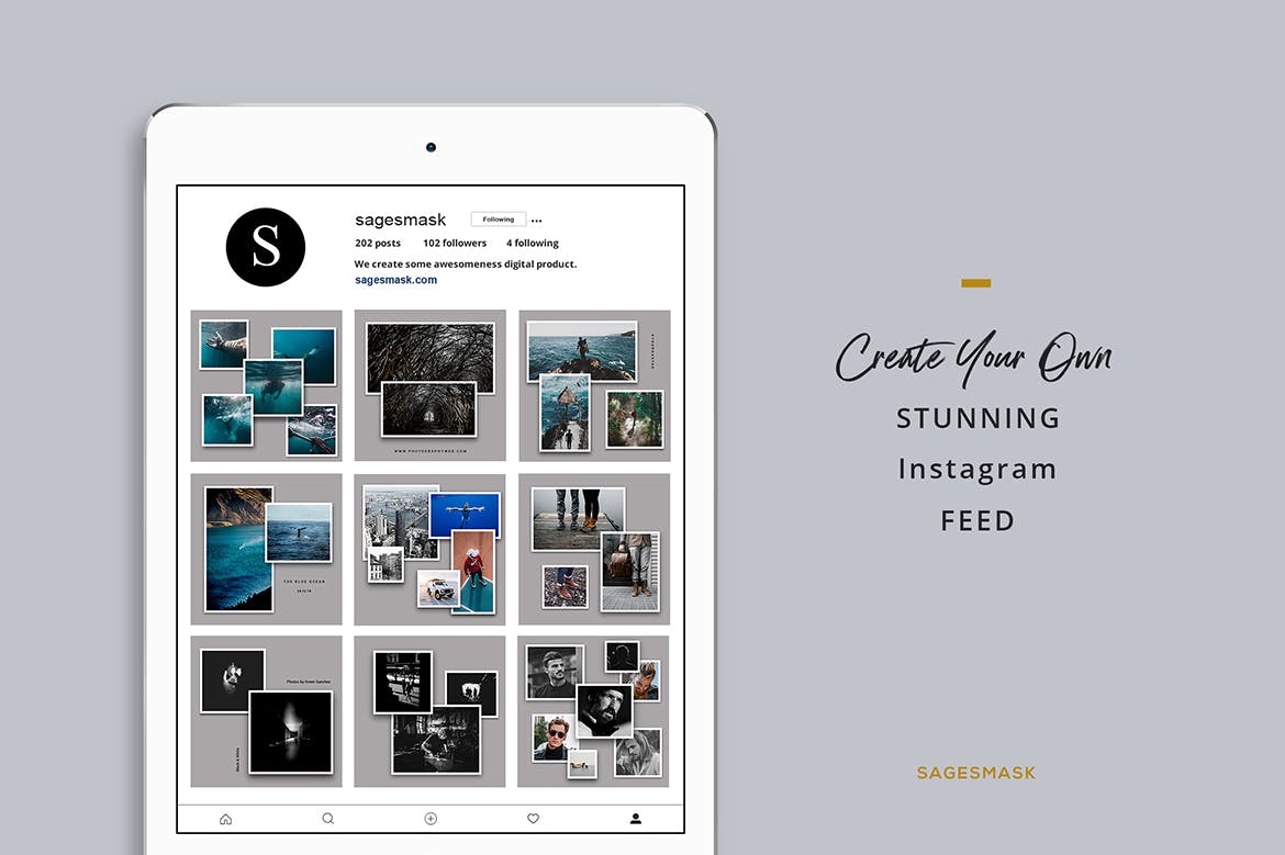 时尚简约的Instagram社交媒体banner海报设计模板插图(3)