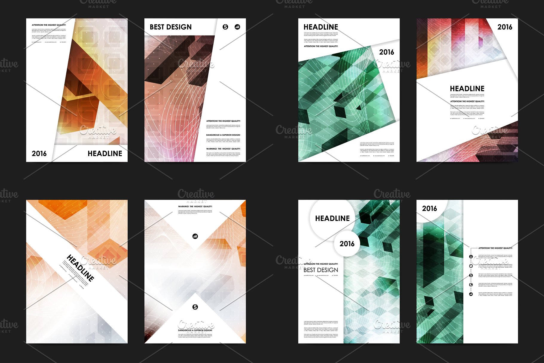 50+商业企业介绍宣传传单模板 50+ Business Flyers Bundle插图(5)