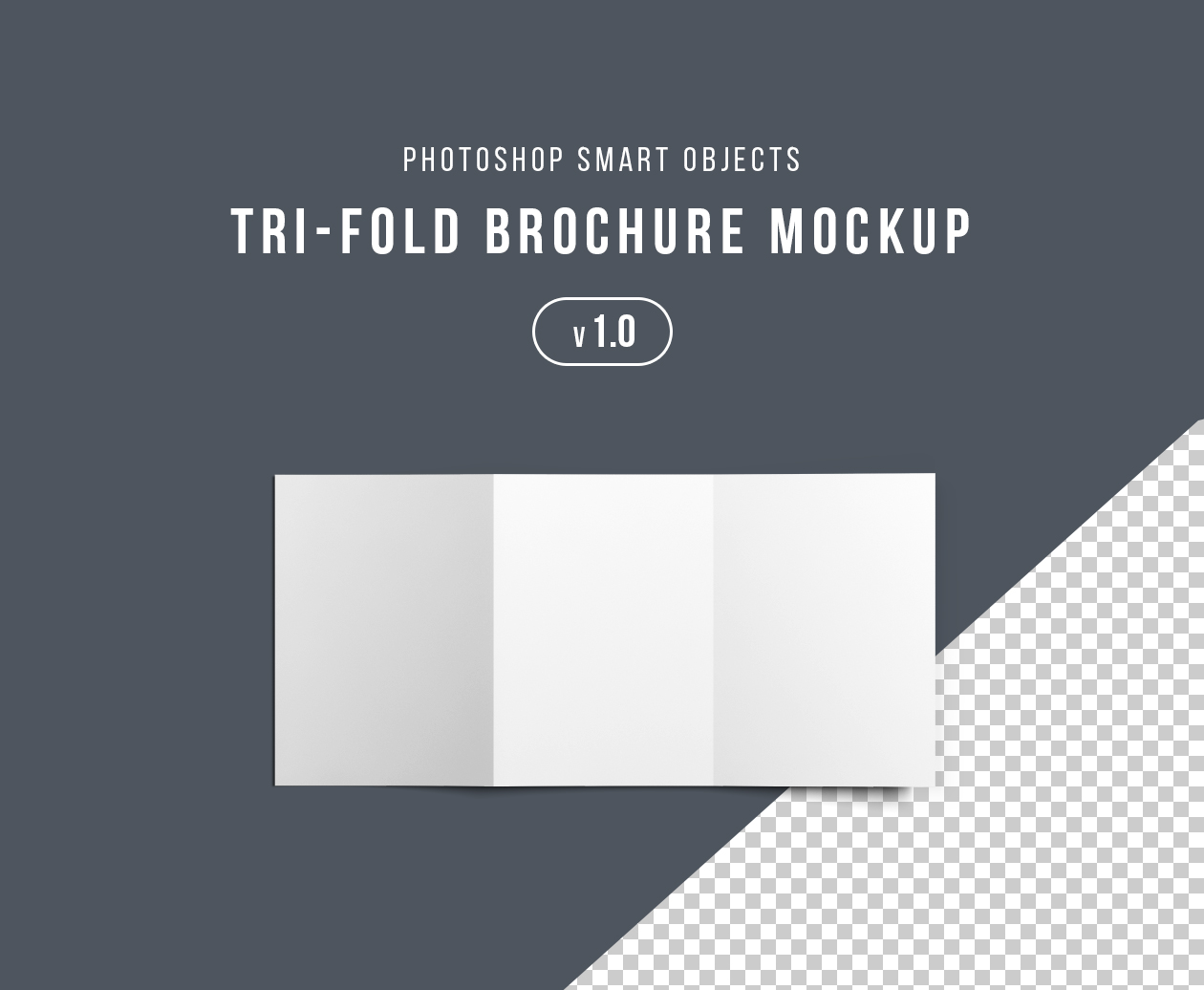 智能三折页广告小册子样机插图(13)