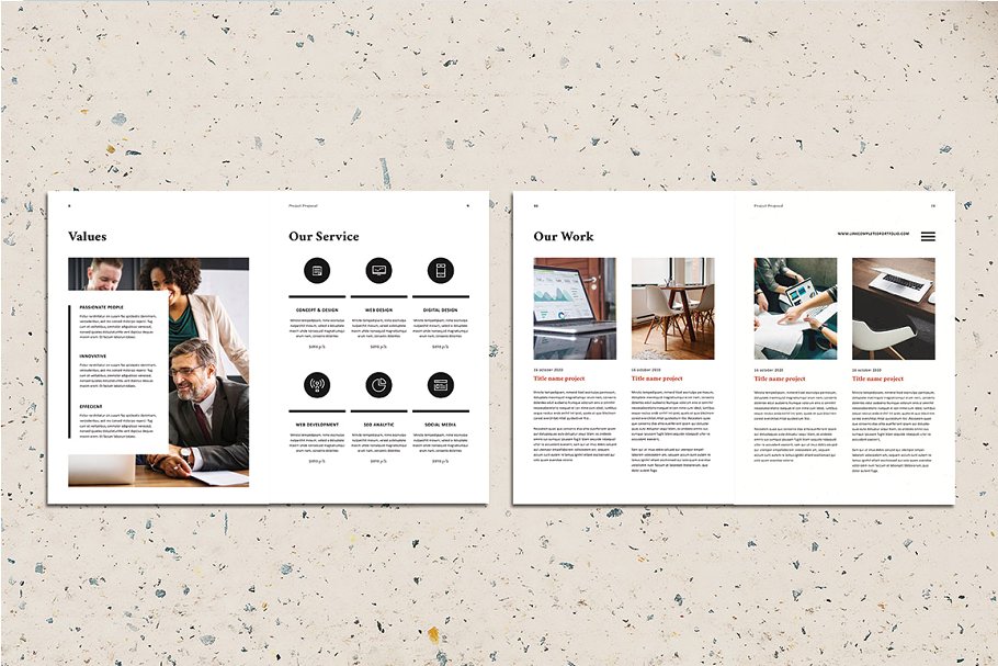 多用途时尚摄影/产品宣传册插图(18)