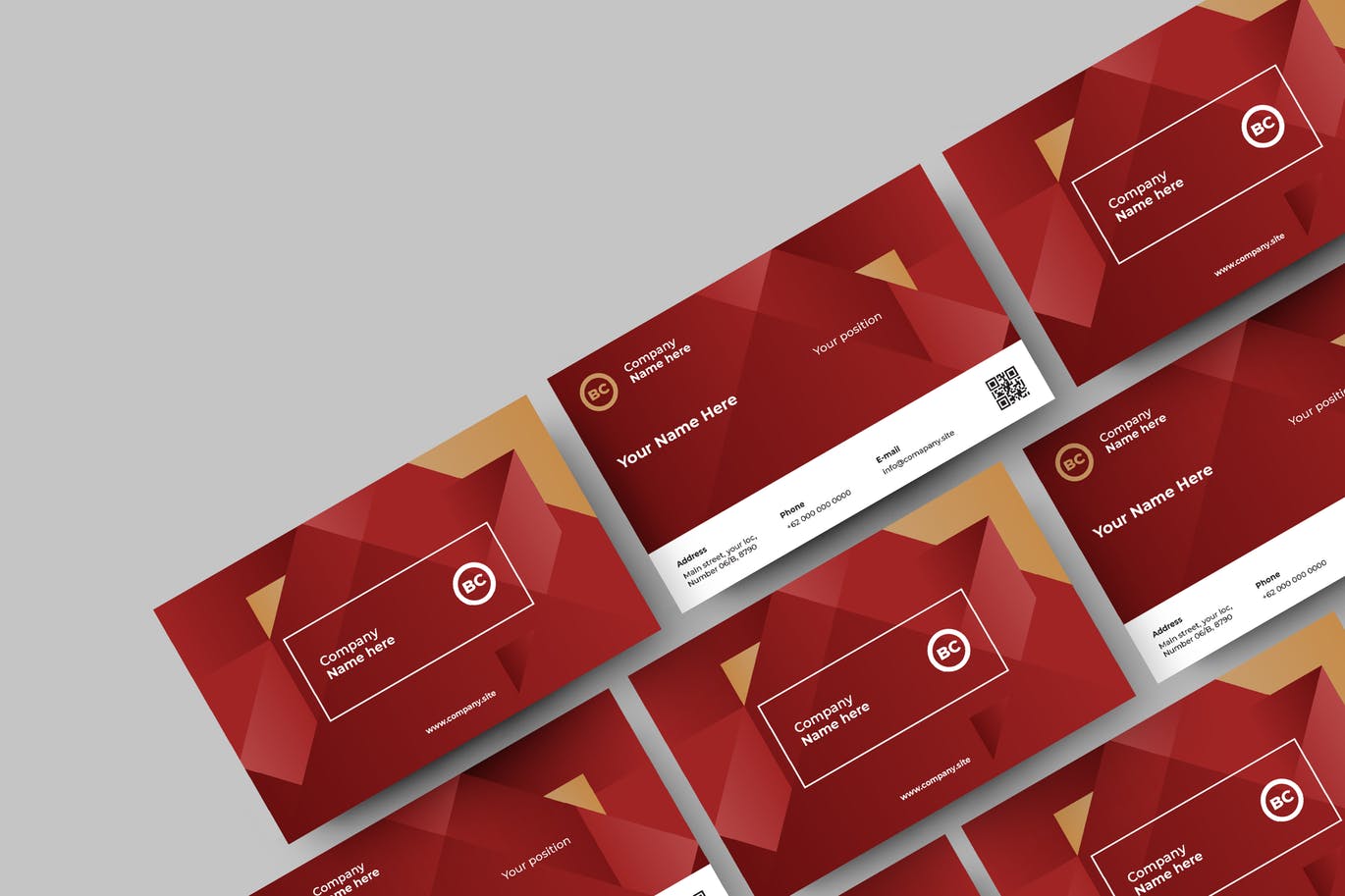 时尚高端多用途名片设计模板插图