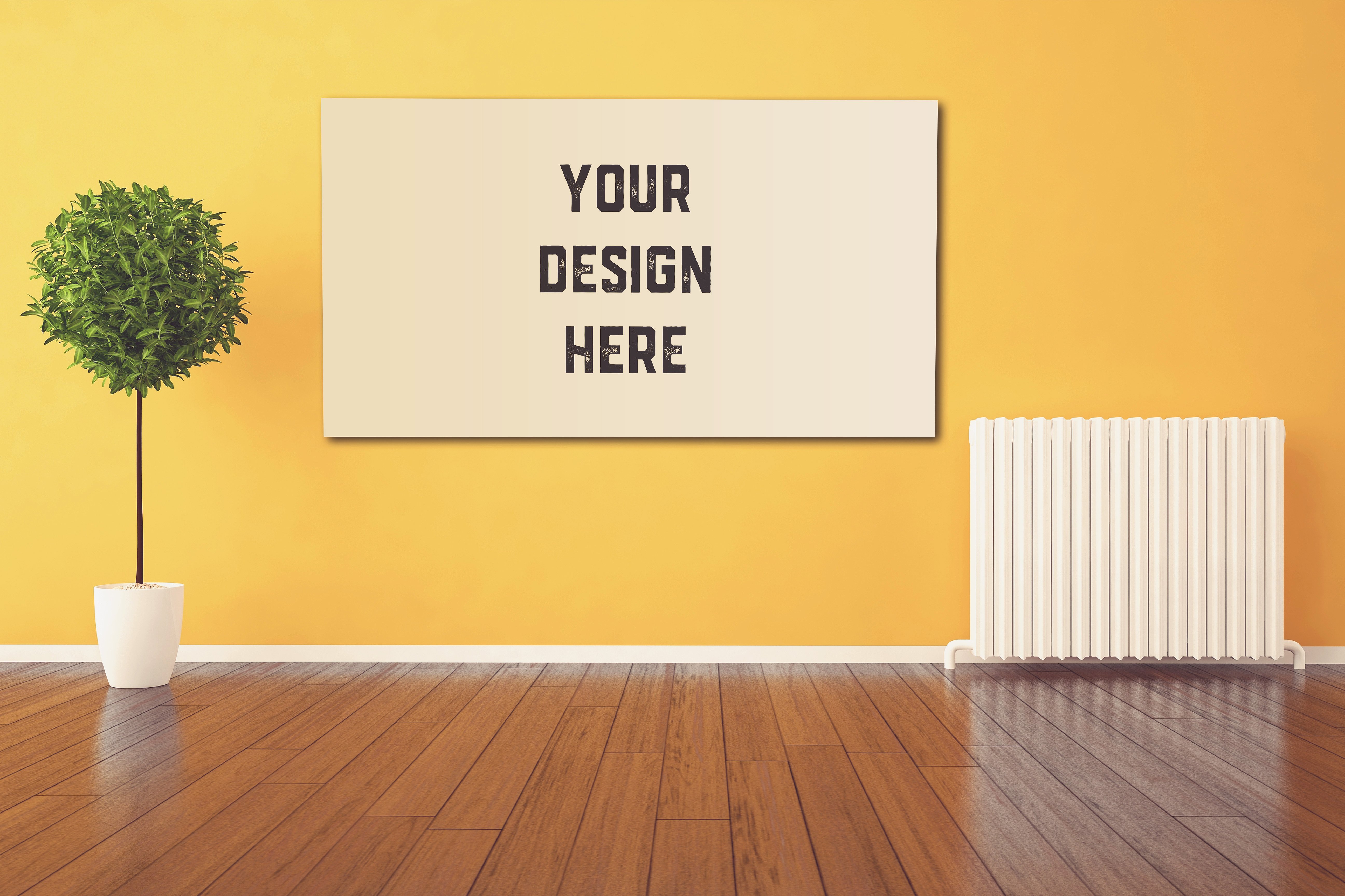 易编辑的墙上画框MOCKUPS模型包插图(2)