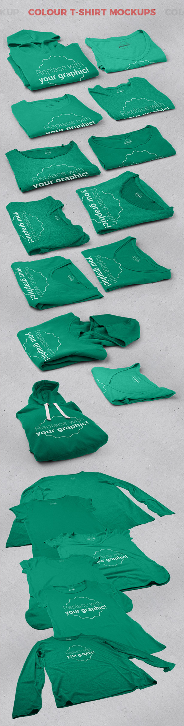 T恤及其包装展示样机mockup下载 1.14 GB [psd]插图(2)