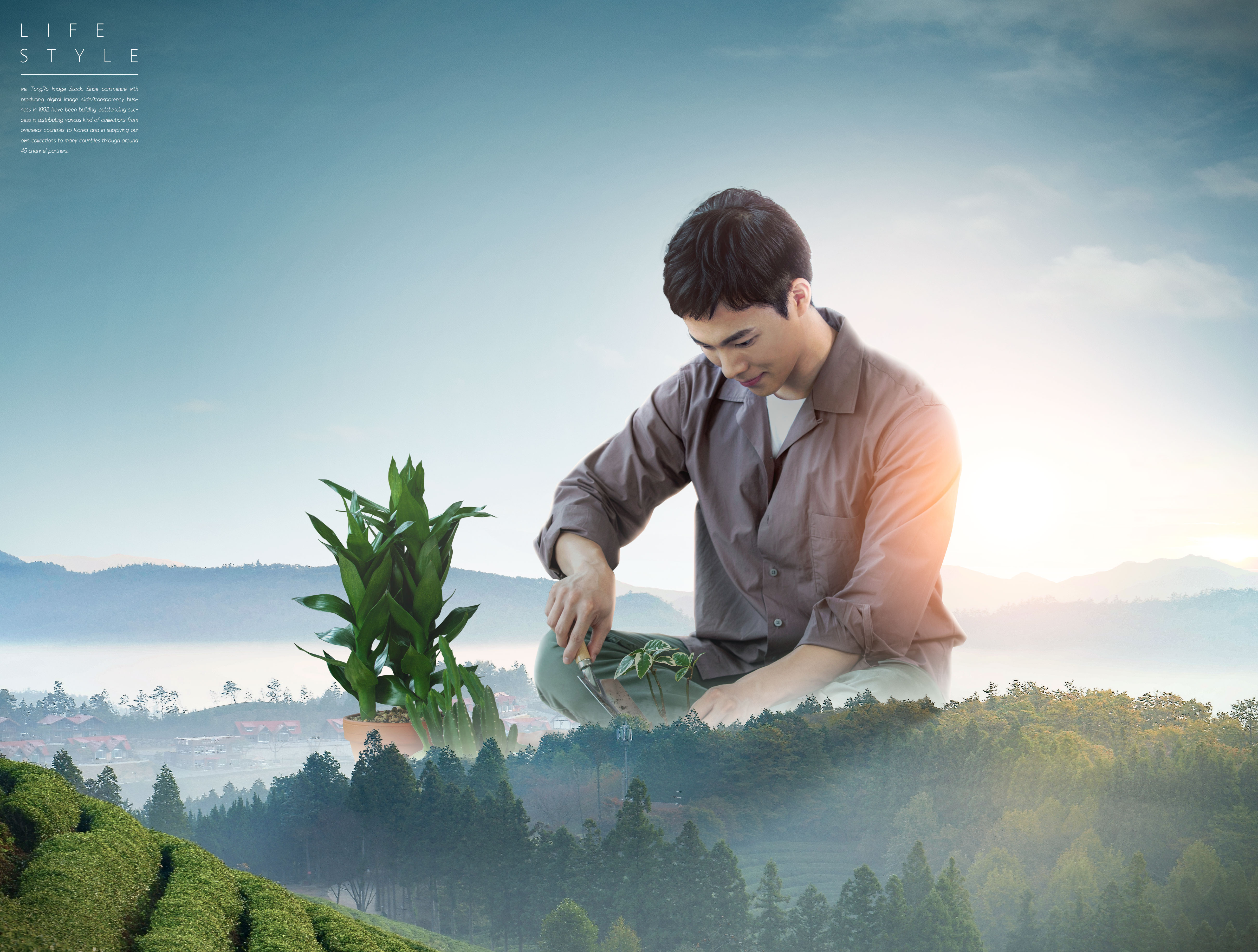 悠闲自在的农场生活主题海报设计套装[PSD]插图(4)