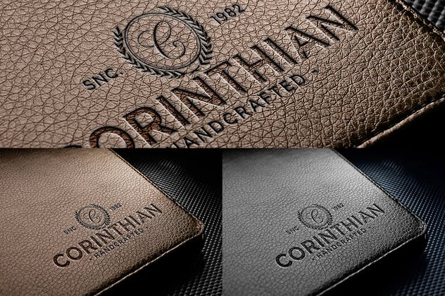 复古服饰吊牌印刷品牌Logo徽标样机套装Vol.3 Logo Mock-ups Vol.3插图(2)