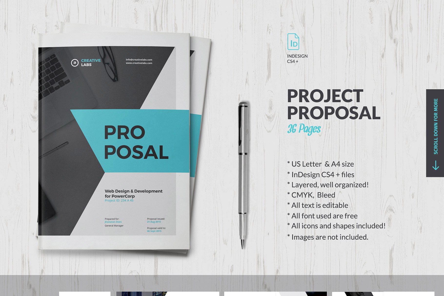 企业品牌宣传画册模板合集 Proposal Bundle插图(3)