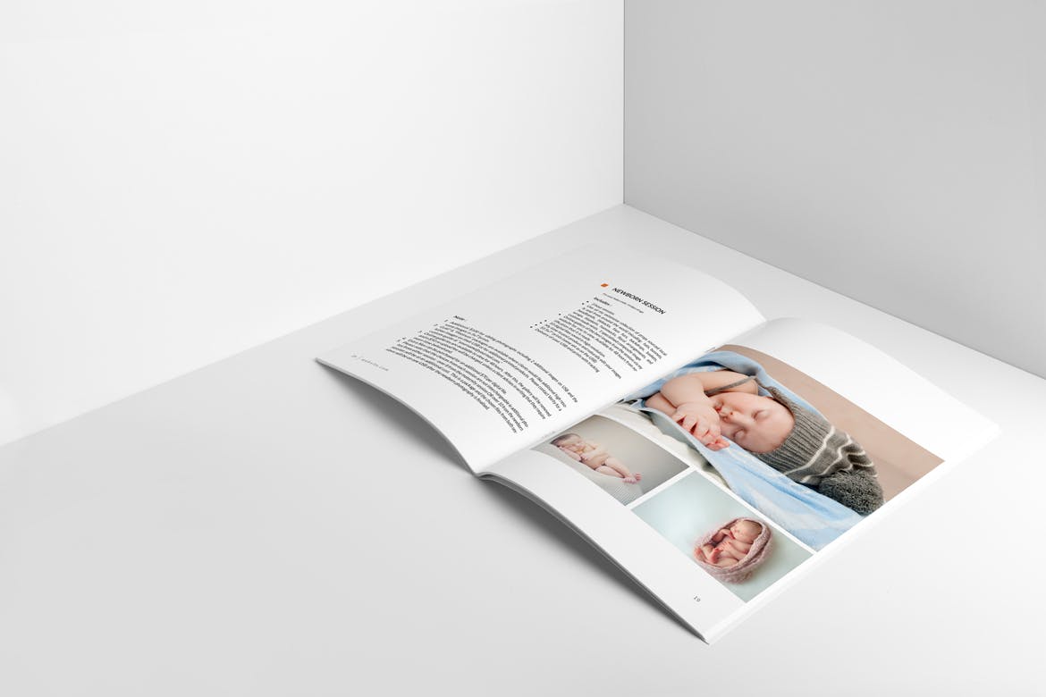 初生婴儿新生婴儿艺术摄影写真报价单设计模板 Newborn Photography Pricing Guide插图(8)