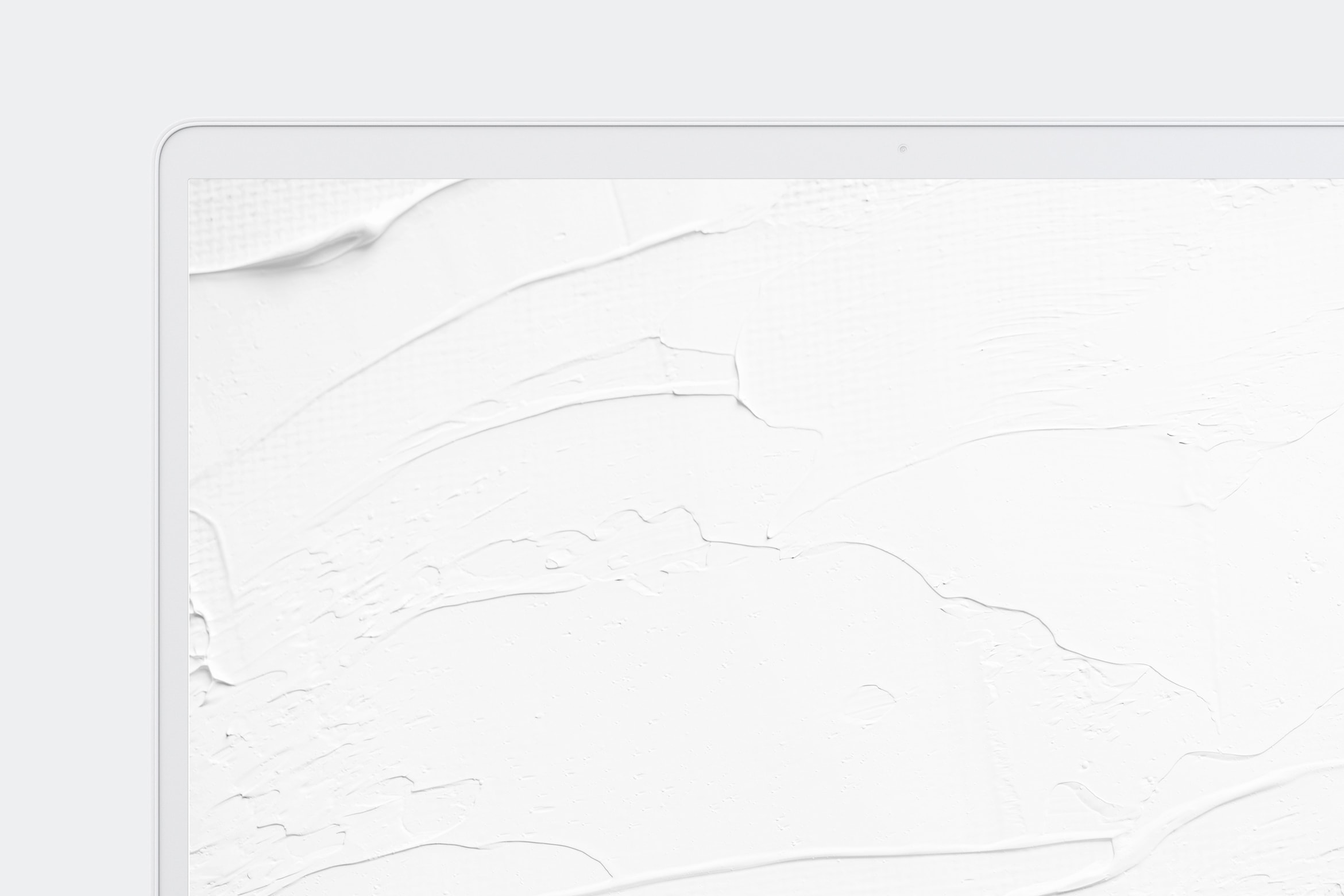 MacBook Pro高端笔记本电脑UI设计效果图前视图样机 Clay MacBook Pro 15" with Touch Bar, Front View Mockup插图(2)