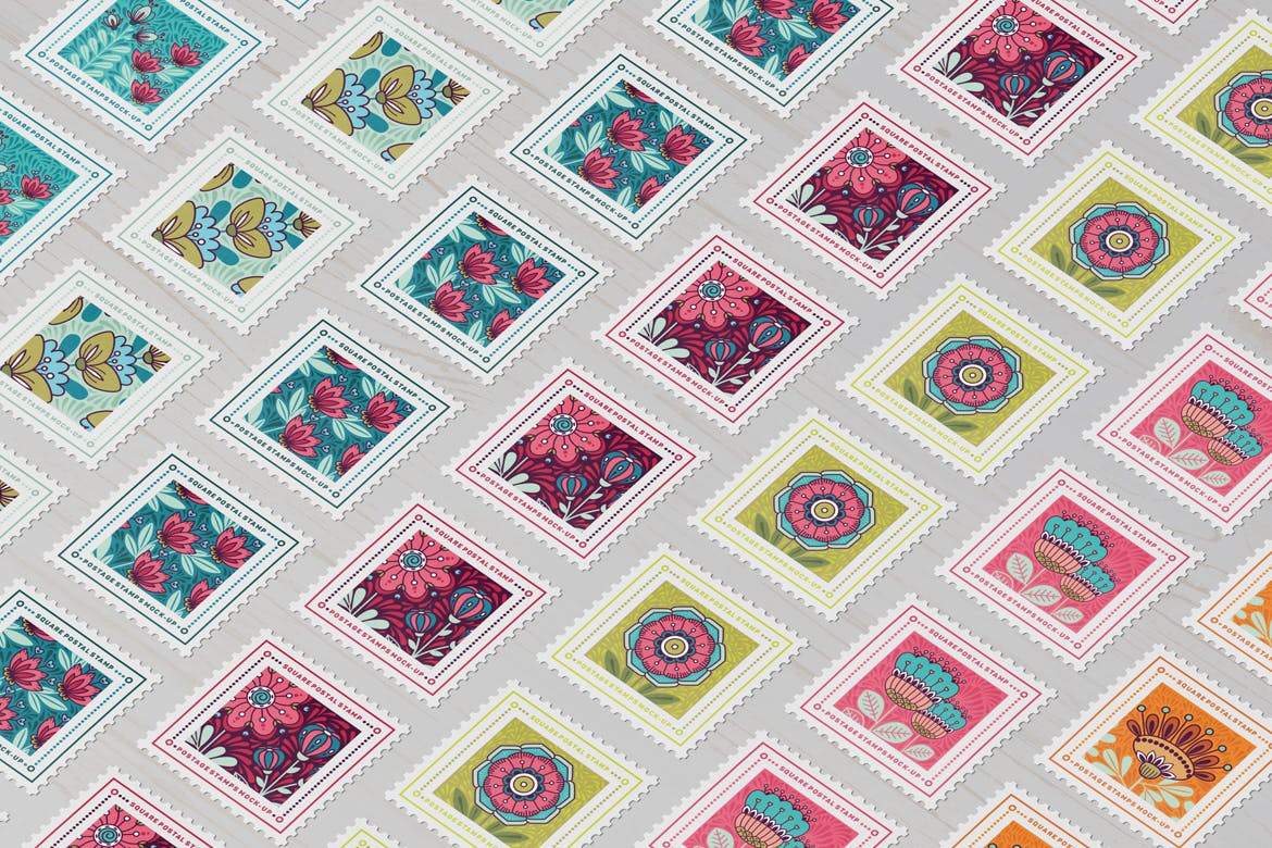 高端稀有少见的房地产邮票设计VI样机展示模型mockups插图(8)